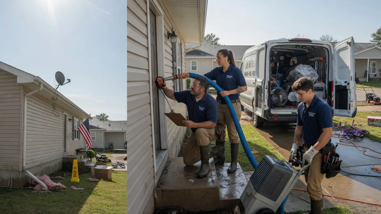 Ceiling Water Damage Restoration in Tipton, IA near me